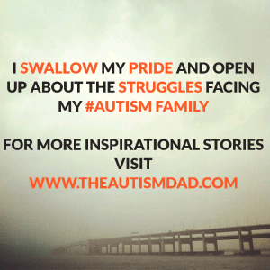 Read more about the article I swallow my pride and open up about the struggles facing my #Autism family
