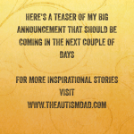 Here’s a teaser of my big announcement that should be coming in the next couple of days