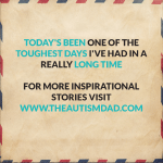 Today’s been one of the toughest days I’ve had in a really long time