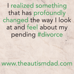 Read more about the article I realized something that has profoundly changed the way I look at and feel about my pending #divorce