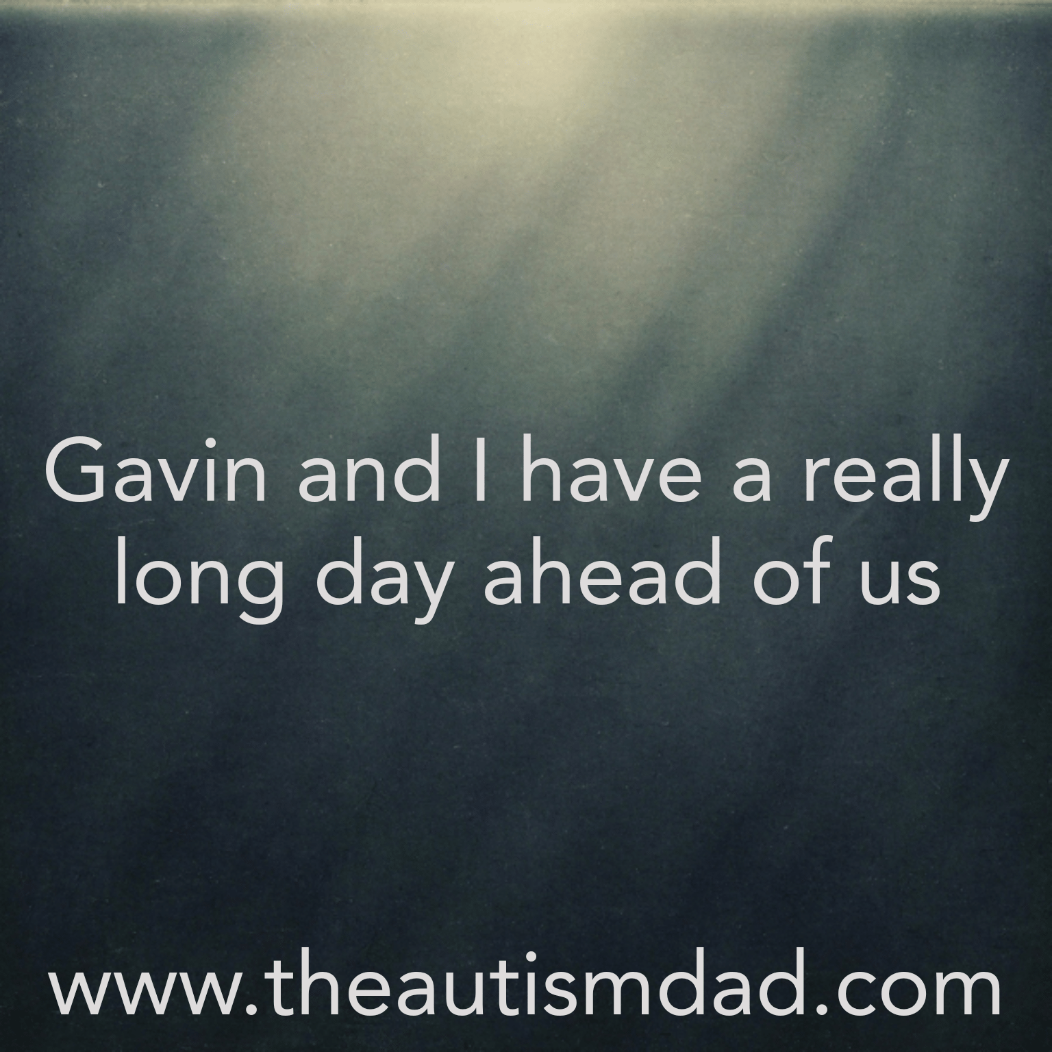 Read more about the article Gavin and I have a really long day ahead of us