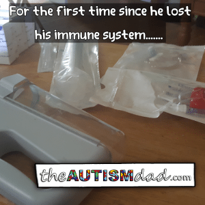 Read more about the article For the first time since he lost his immune system 
