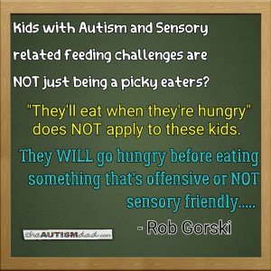 Read more about the article An important FACT about #Autism and #Sensory related feeding challenges 