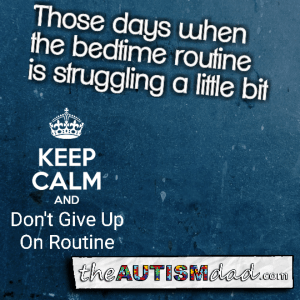 Read more about the article Those days when the bedtime routine is struggling a little bit