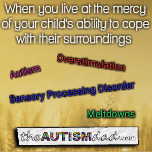 Read more about the article When you live at the mercy of your child’s ability to cope with their surroundings