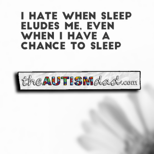 Read more about the article I hate when sleep eludes me, even when I have a chance to sleep