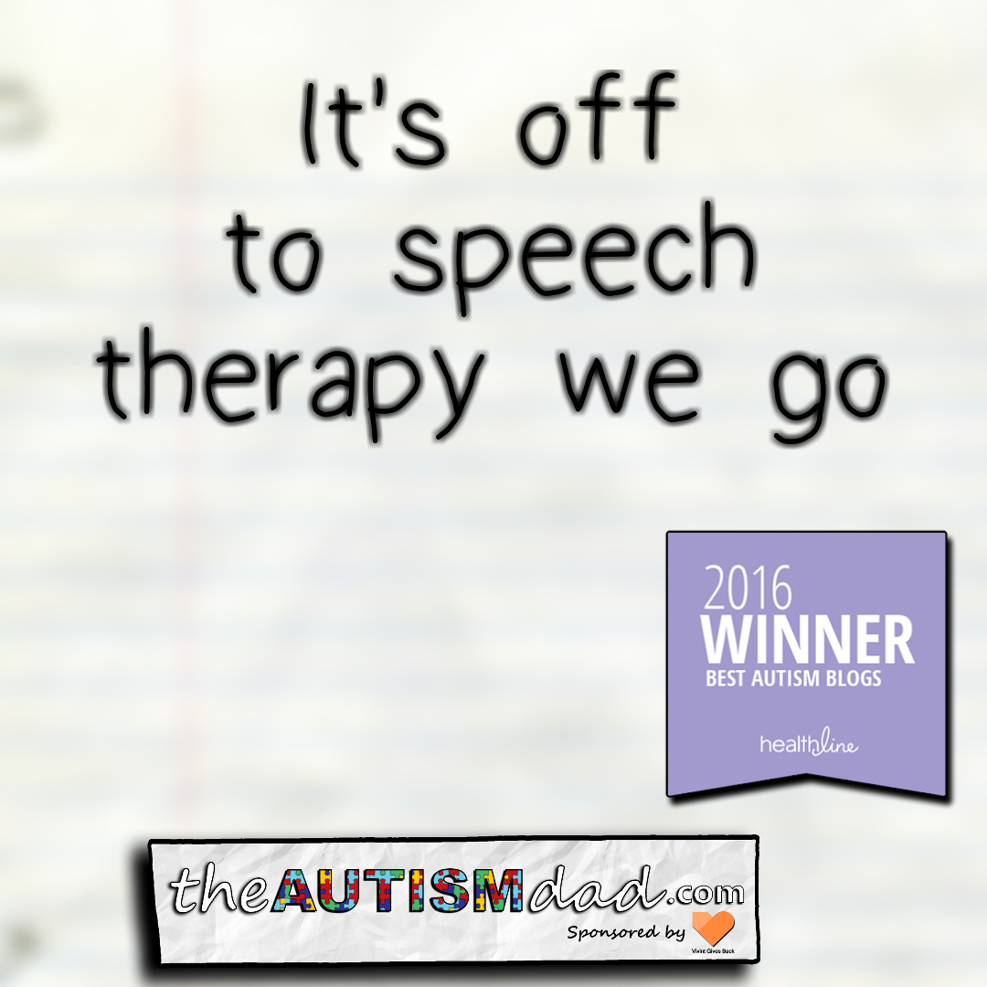 Read more about the article It’s off to speech therapy we go
