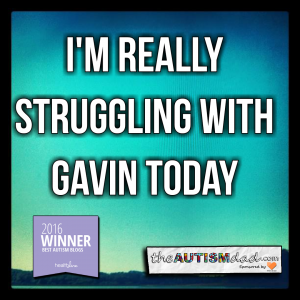 Read more about the article I’m really struggling with Gavin today