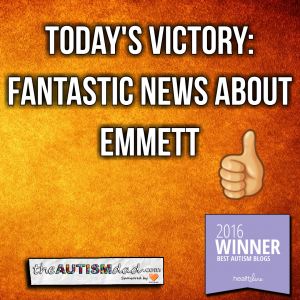 Read more about the article Today’s Victory: Fantastic News About Emmett