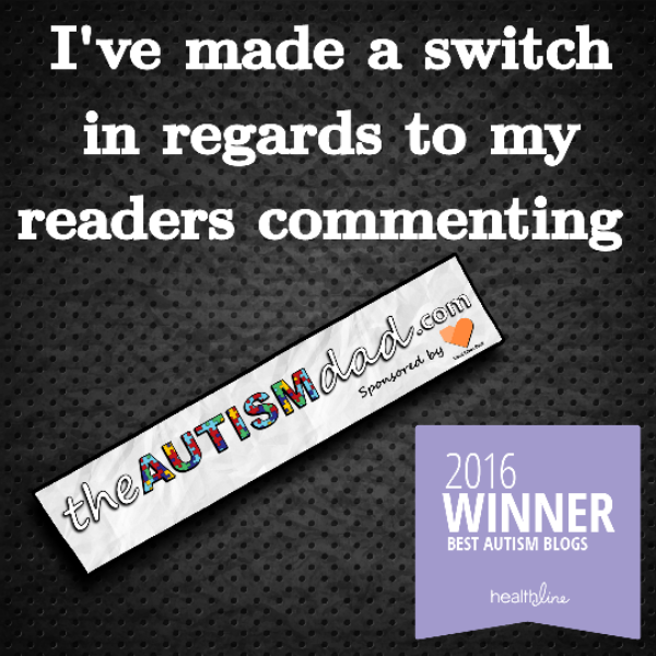Read more about the article I’ve made a switch in regards to my readers commenting 