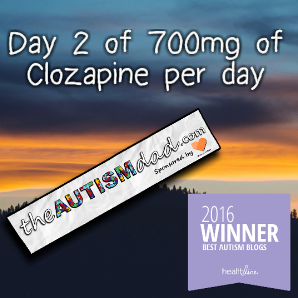 Read more about the article Day 2 of 700mg of Clozapine 