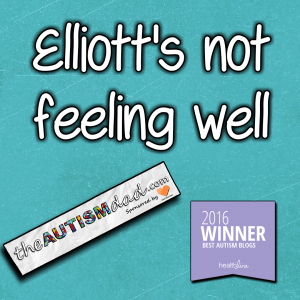 Read more about the article Elliott’s not feeling well
