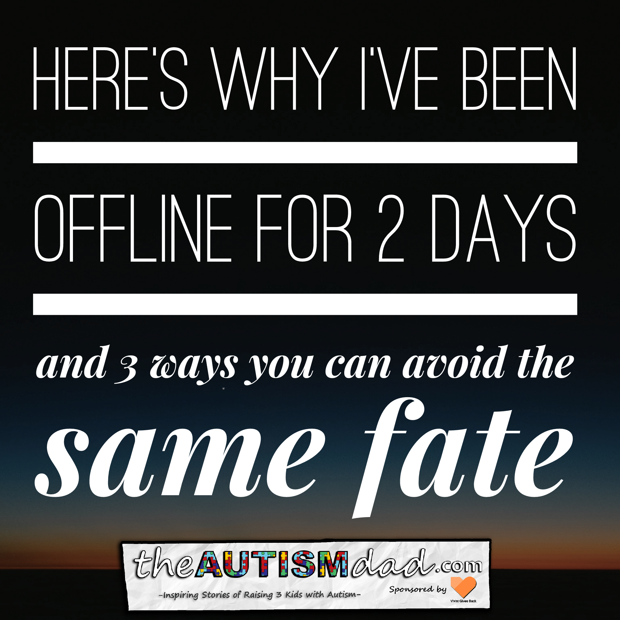 Read more about the article Here’s why I’ve been offline for 2 days as well as 3 ways you can avoid the same fate