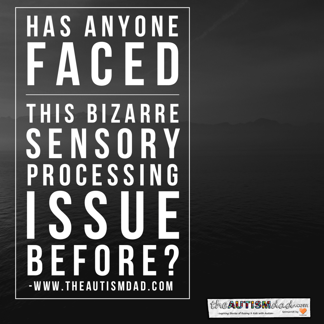 Read more about the article Has anyone faced this bizarre #sensory processing issue before? 