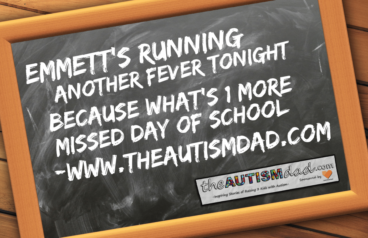 Read more about the article Emmett’s running another fever tonight because what’s 1 more missed day of school 