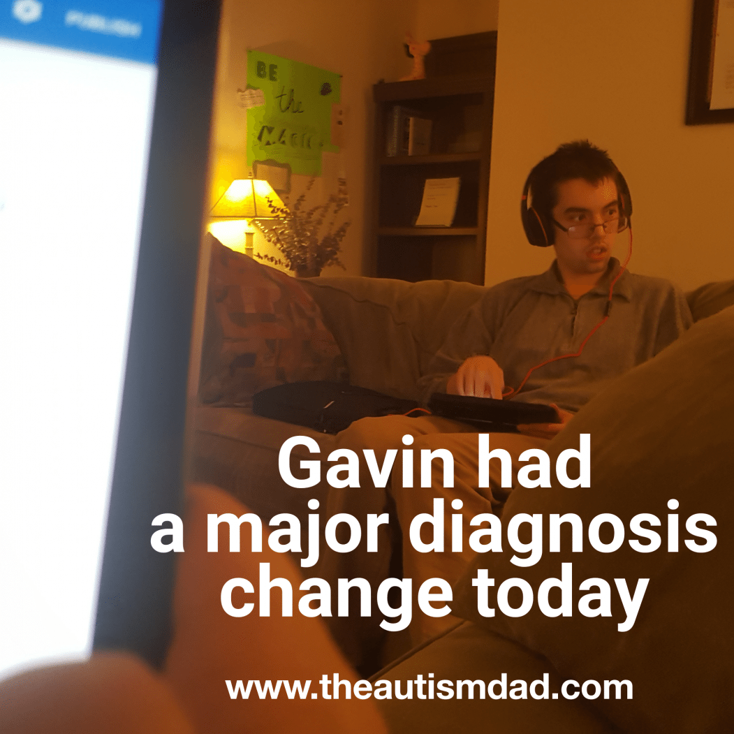 Read more about the article Gavin had a major diagnosis change today