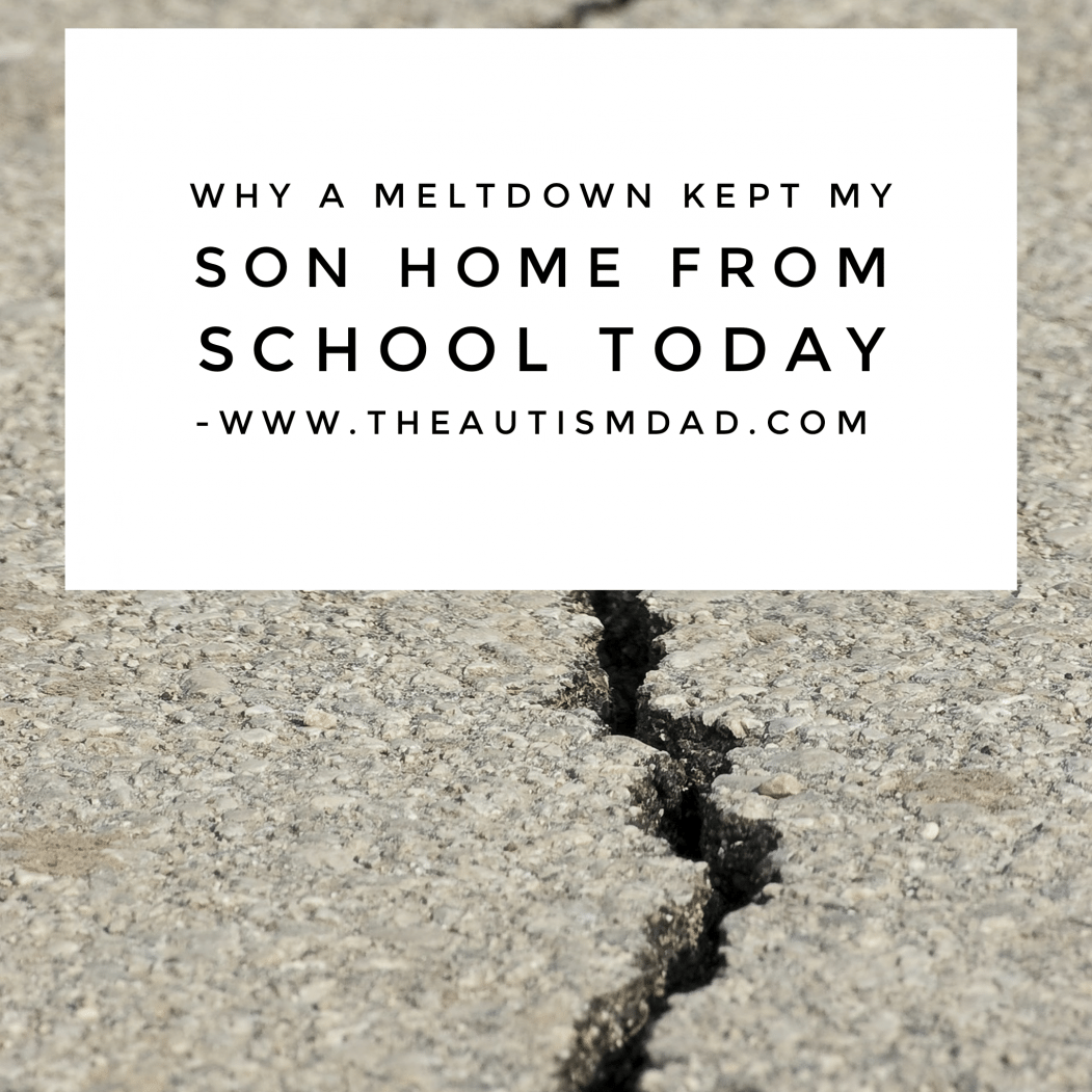 Read more about the article Why a #meltdown kept my son home from school today