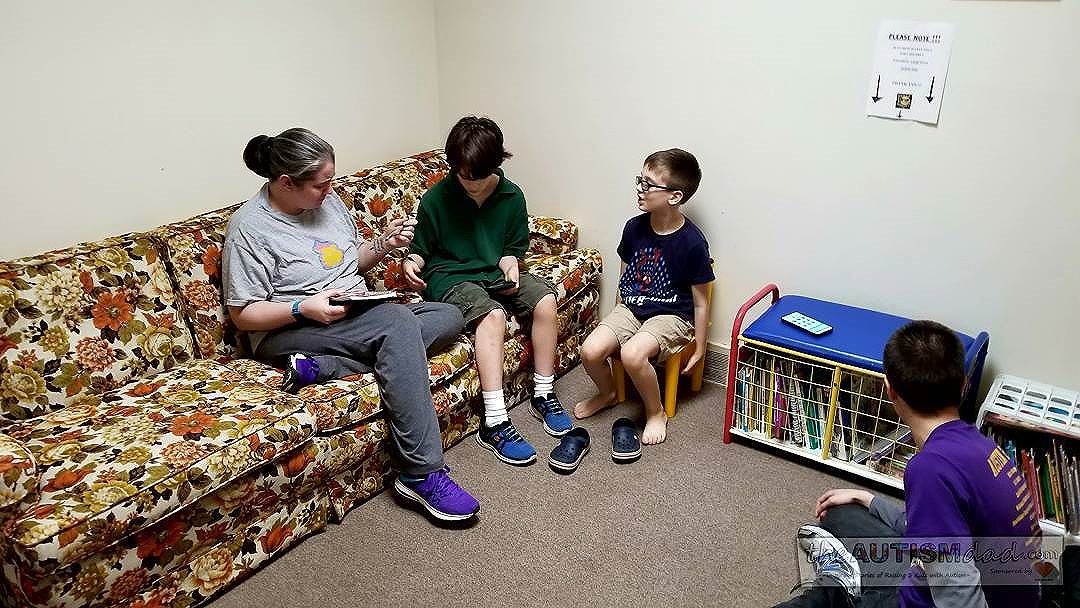 Read more about the article Tuesday is family therapy night for this #Autism family