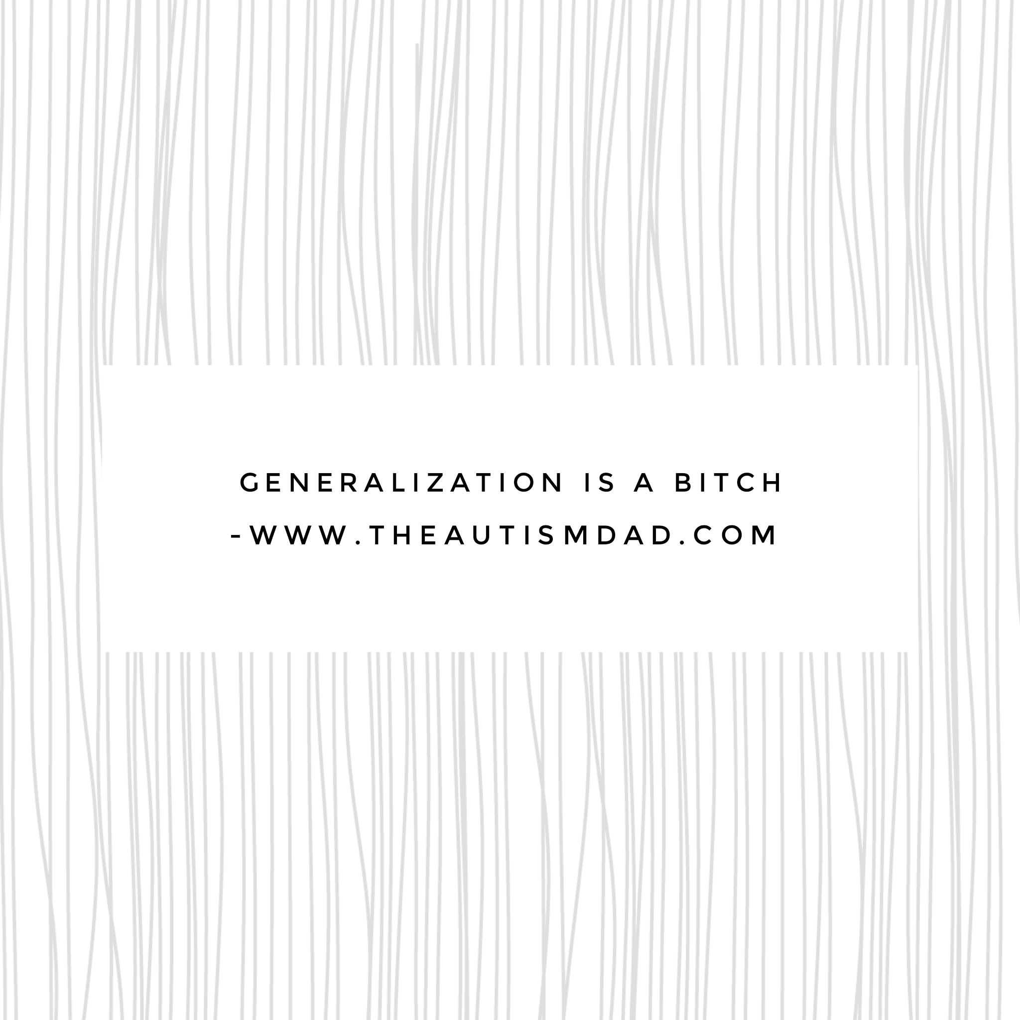 Read more about the article Generalization is a b!tch