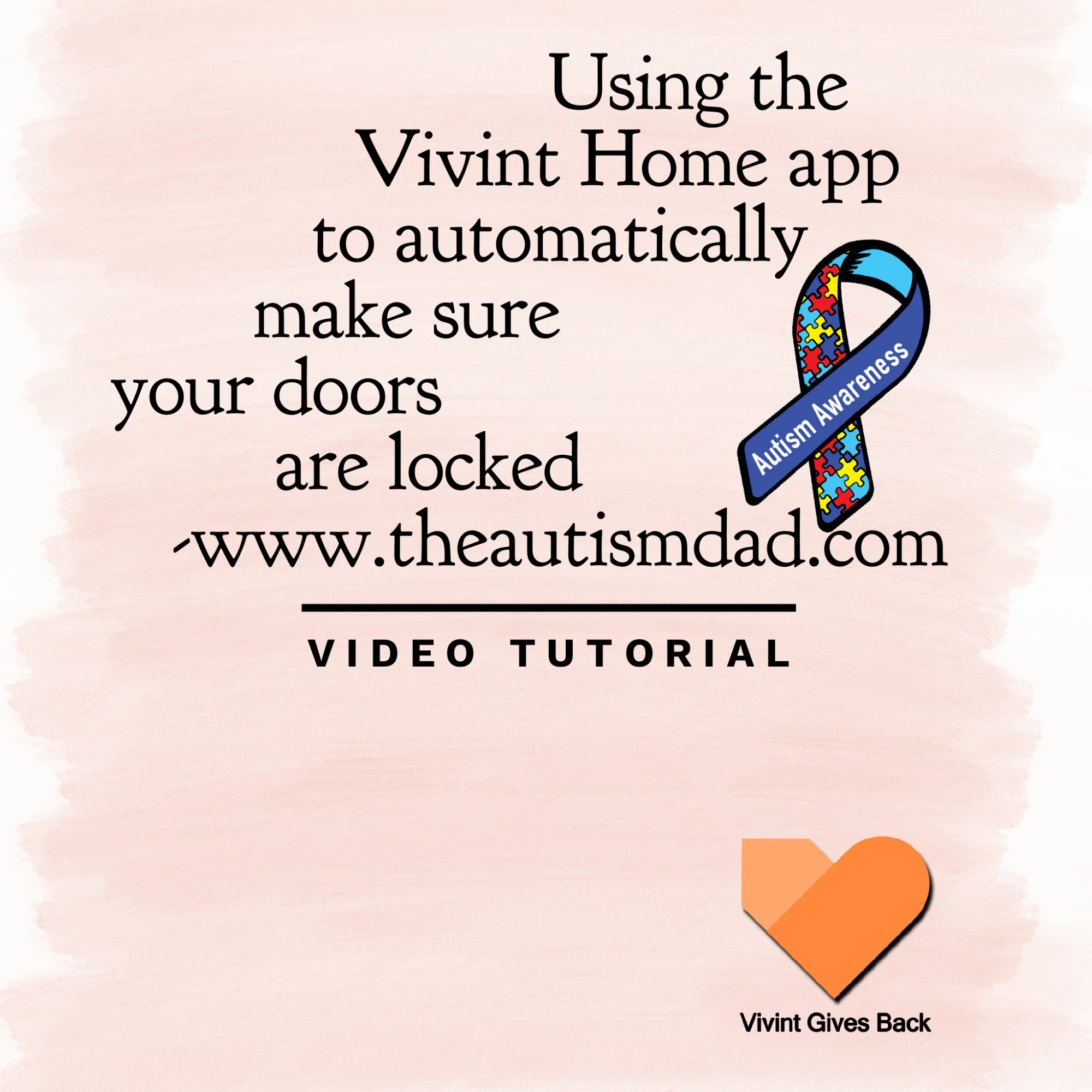Using the @VivintHome app to automatically make sure your doors are locked