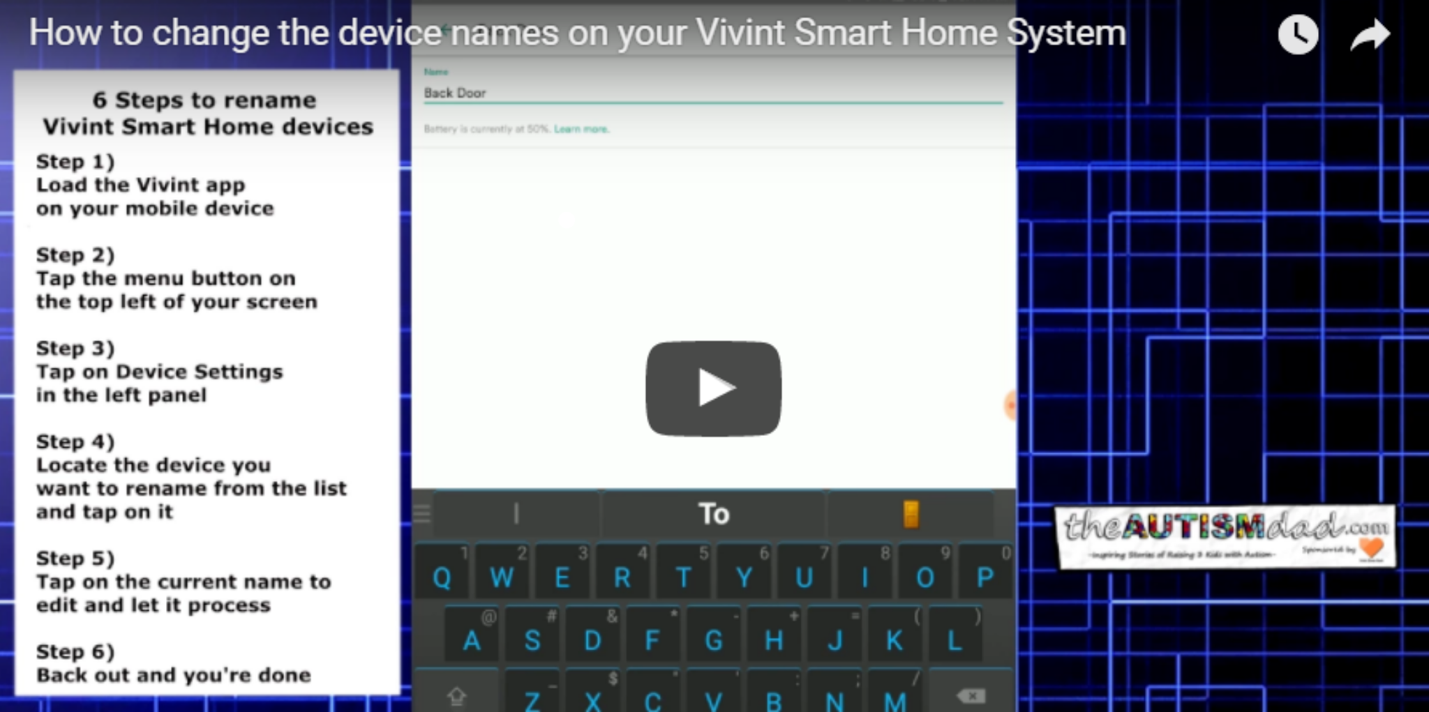 Read more about the article How to easily change your @VivintHome device names
