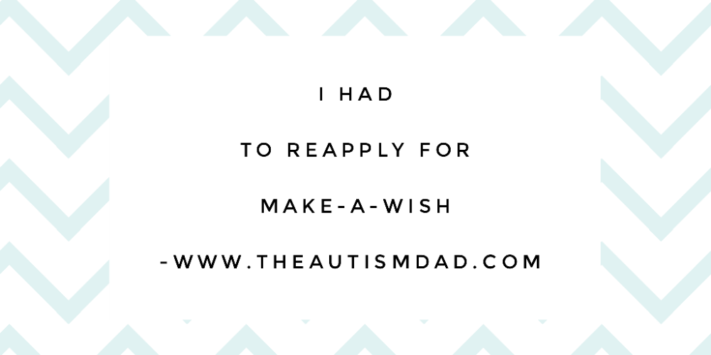 Read more about the article I had to reapply for @makeawish