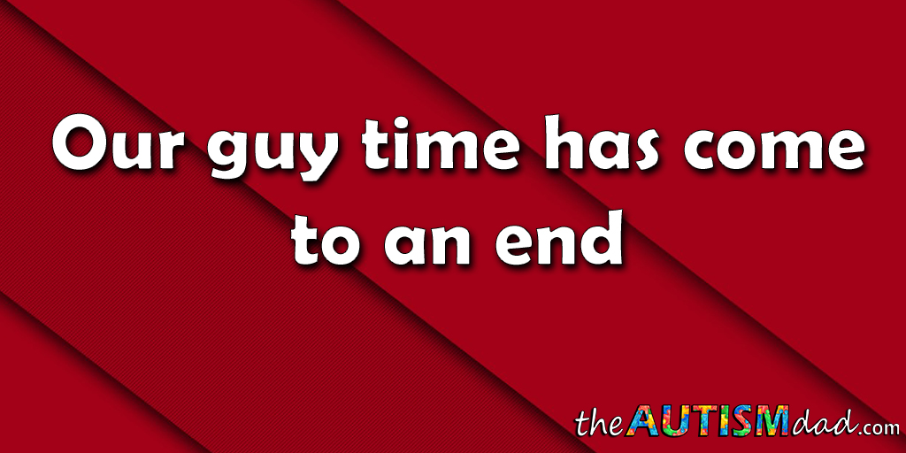 Read more about the article Our guy time has come to an end