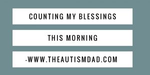 Read more about the article Counting my blessings this morning 