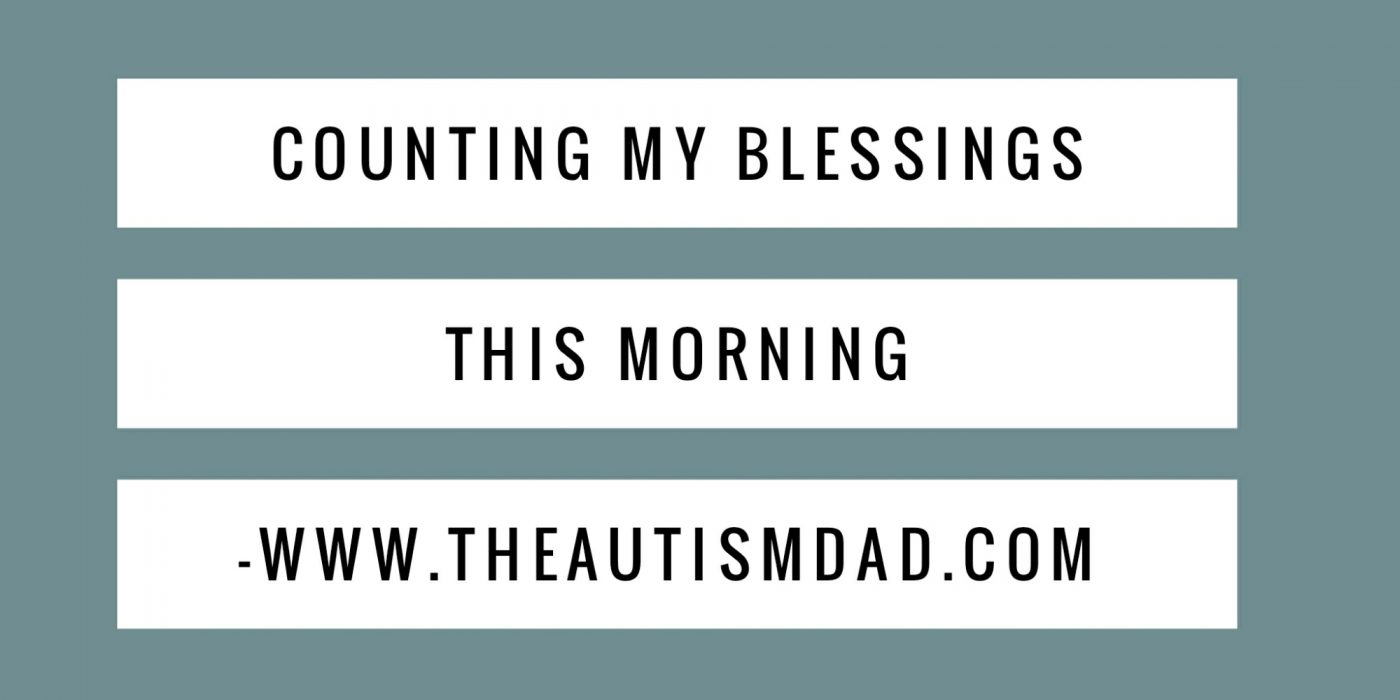 Read more about the article Counting my blessings this morning 