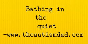 Read more about the article Bathing in the quiet