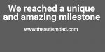 We reached a unique and amazing milestone 