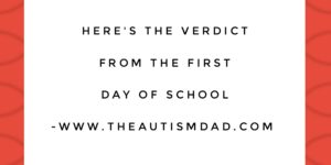 Read more about the article Here’s the verdict from the first day of school