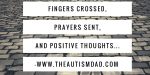 Fingers crossed, prayers sent, and positive thoughts… 