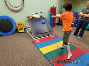 Read more about the article Pictures from Elliott’s occupational therapy session