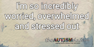 Read more about the article I’m so incredibly worried, overwhelmed and stressed out