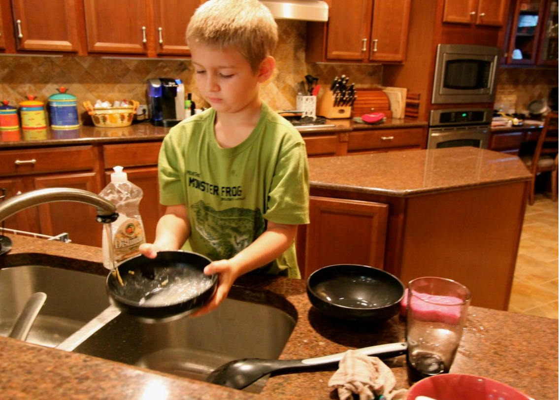 Boy washing DISHESBOY washing dishes boshs. Children doing Chores. Washing the dishes with dad. Children who Wash themselves. Boys washing