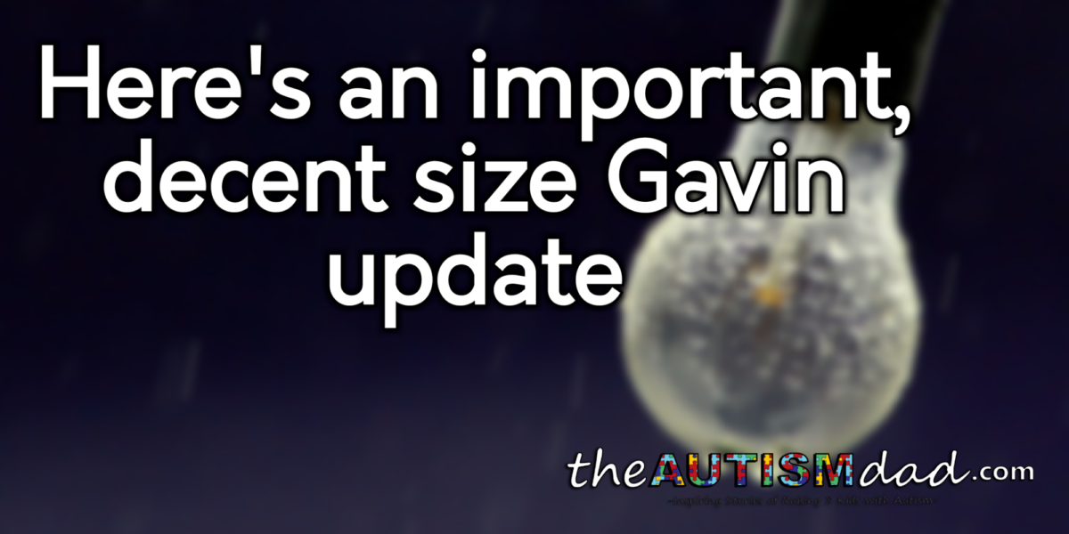 Read more about the article Here’s an important, decent size Gavin update