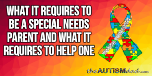 Read more about the article What it requires to BE a Special Needs Parent and what it requires to HELP one