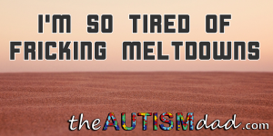 Read more about the article I’m so tired of fricking #meltdowns