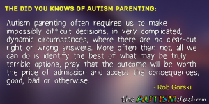Read more about the article The Did You Knows of #Autism Parenting: The Price of Admission