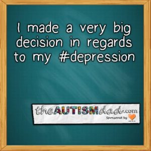 Read more about the article I made a very big decision in regards to my #depression