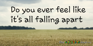 Read more about the article Do you ever feel like it’s all falling apart?