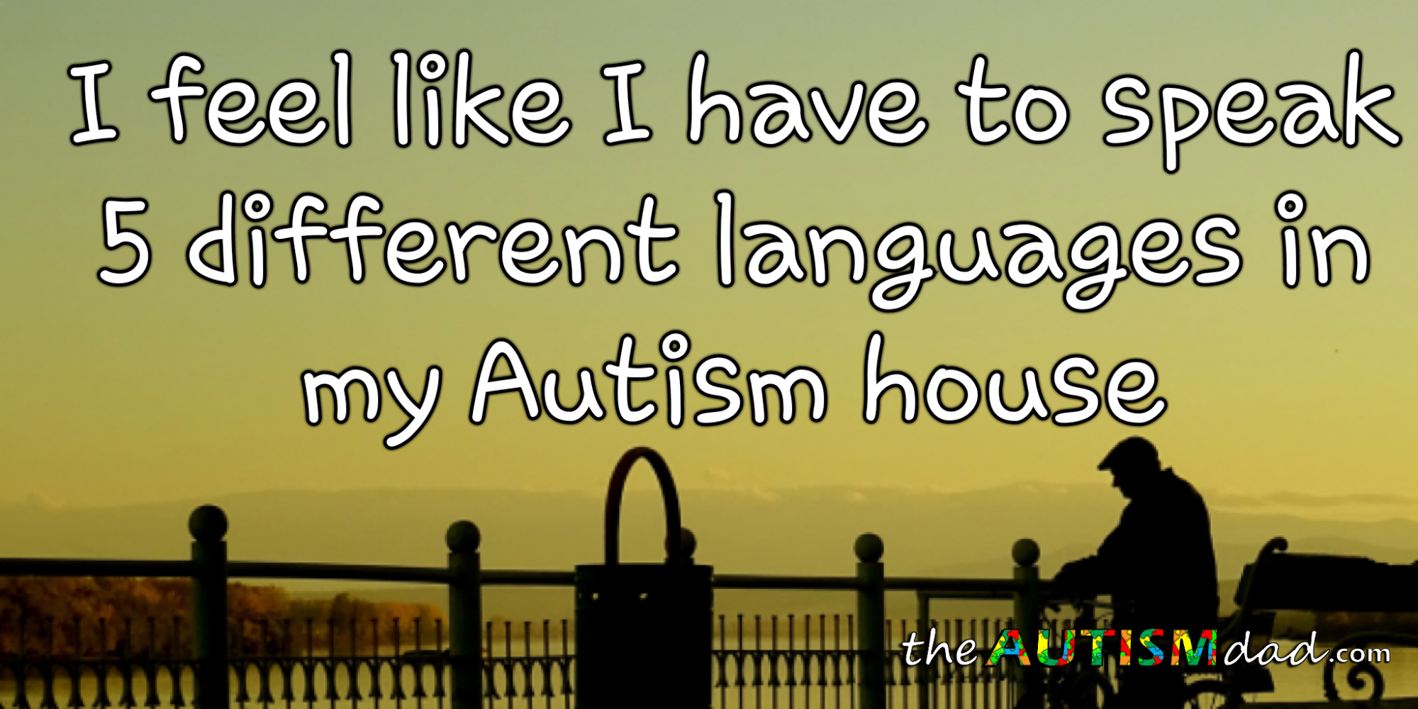 Read more about the article I feel like I have to speak 5 different languages in my #Autism house