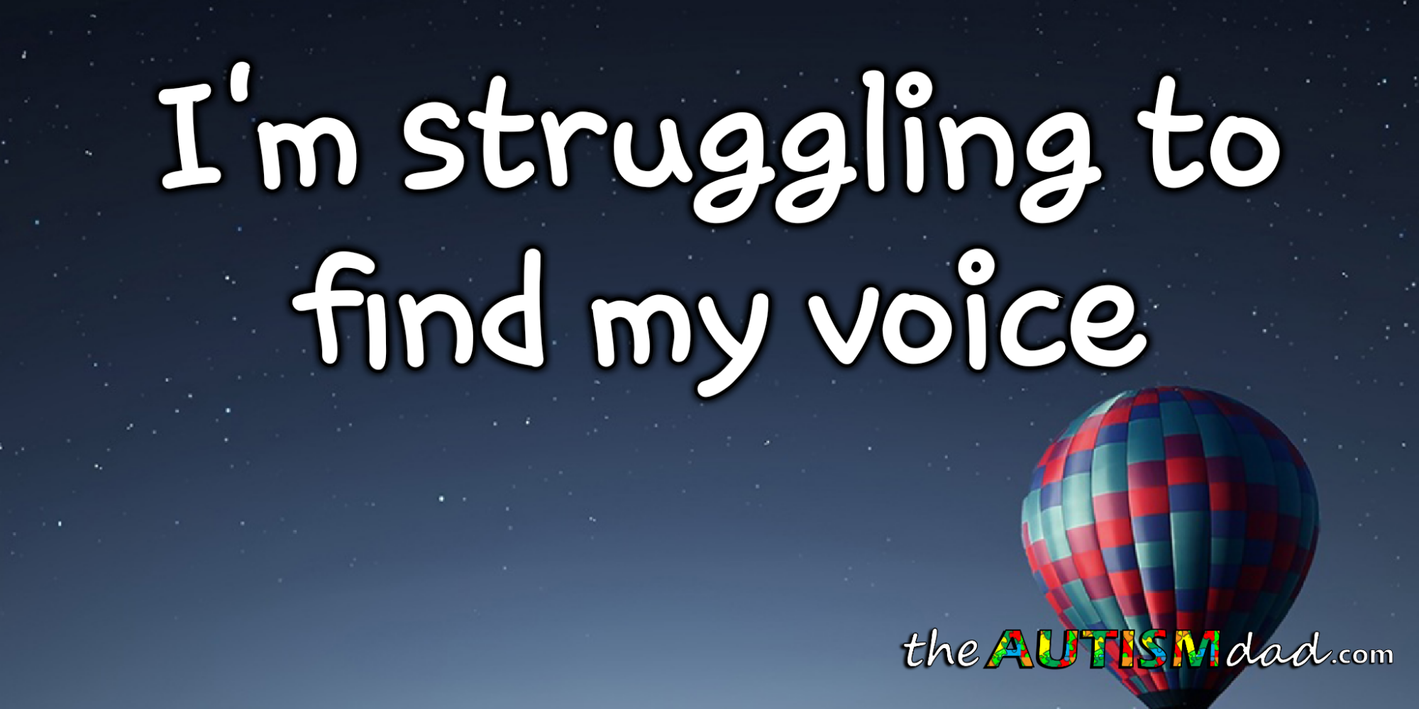Read more about the article I’m struggling to find my voice