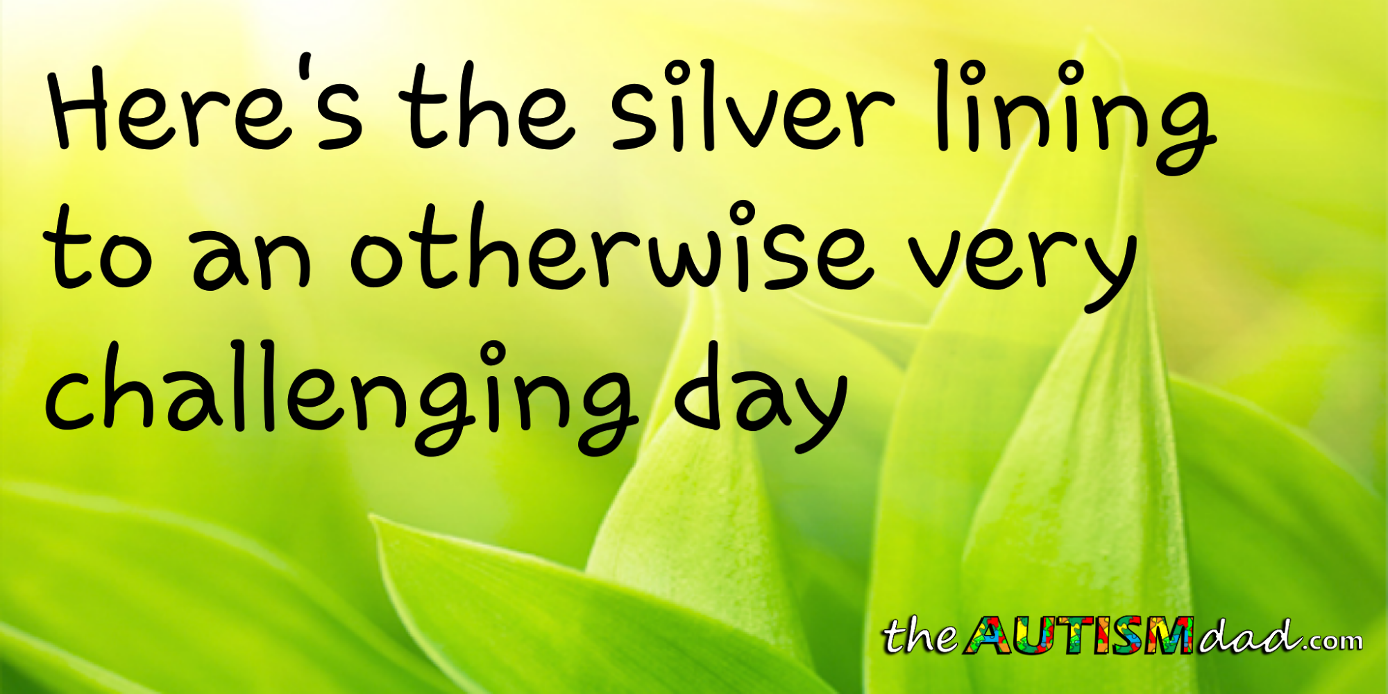 Read more about the article Here’s the silver lining to an otherwise very challenging day