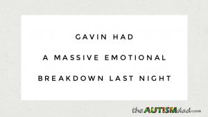 Read more about the article Gavin had a massive emotional breakdown last night