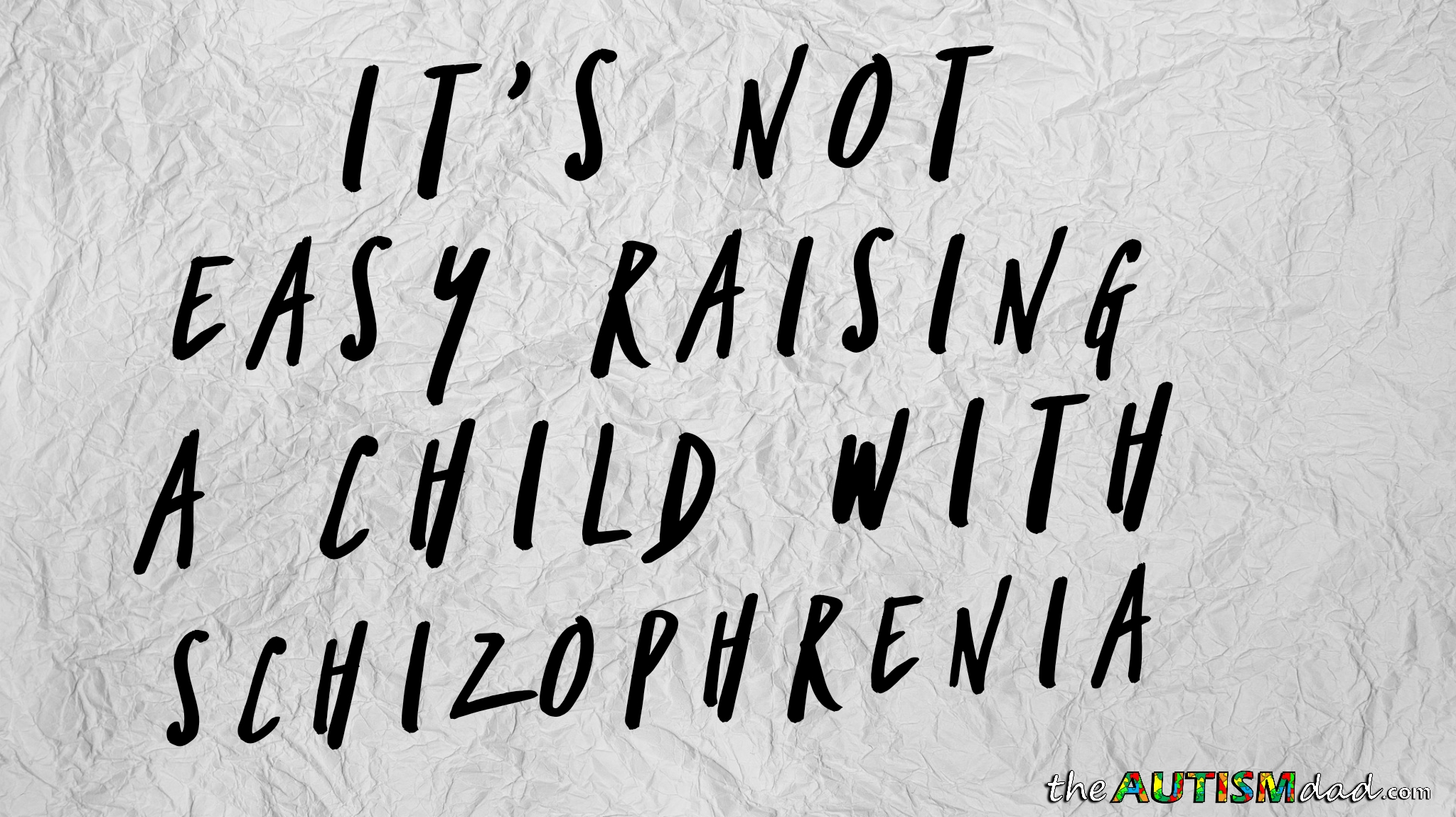 Read more about the article It’s not easy raising a child with #schizophrenia