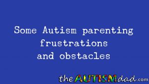 Read more about the article Some #Autism parenting frustrations and obstacles