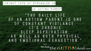 Read more about the article Insight into my struggles as an #Autism parent