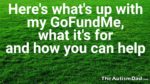 Here’s what’s up with my @GoFundMe and how you can help